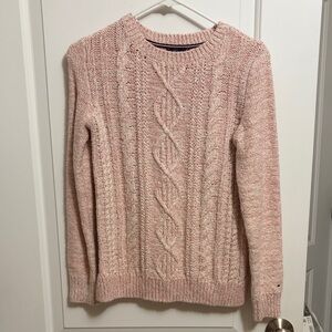 Tommy Hilfiger Blush Cable Knit Sweater